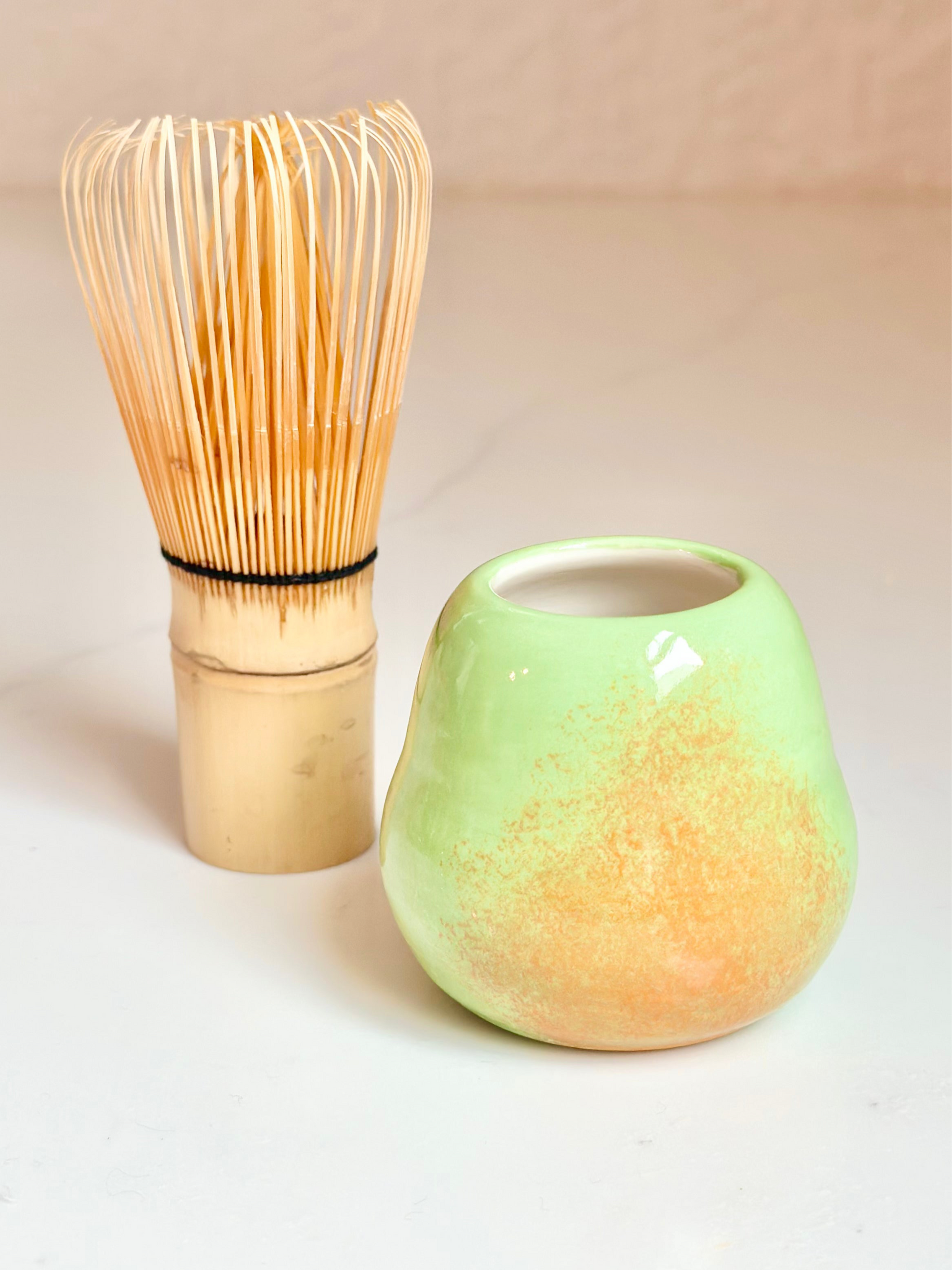 Matcha Whisk Stand - Pear