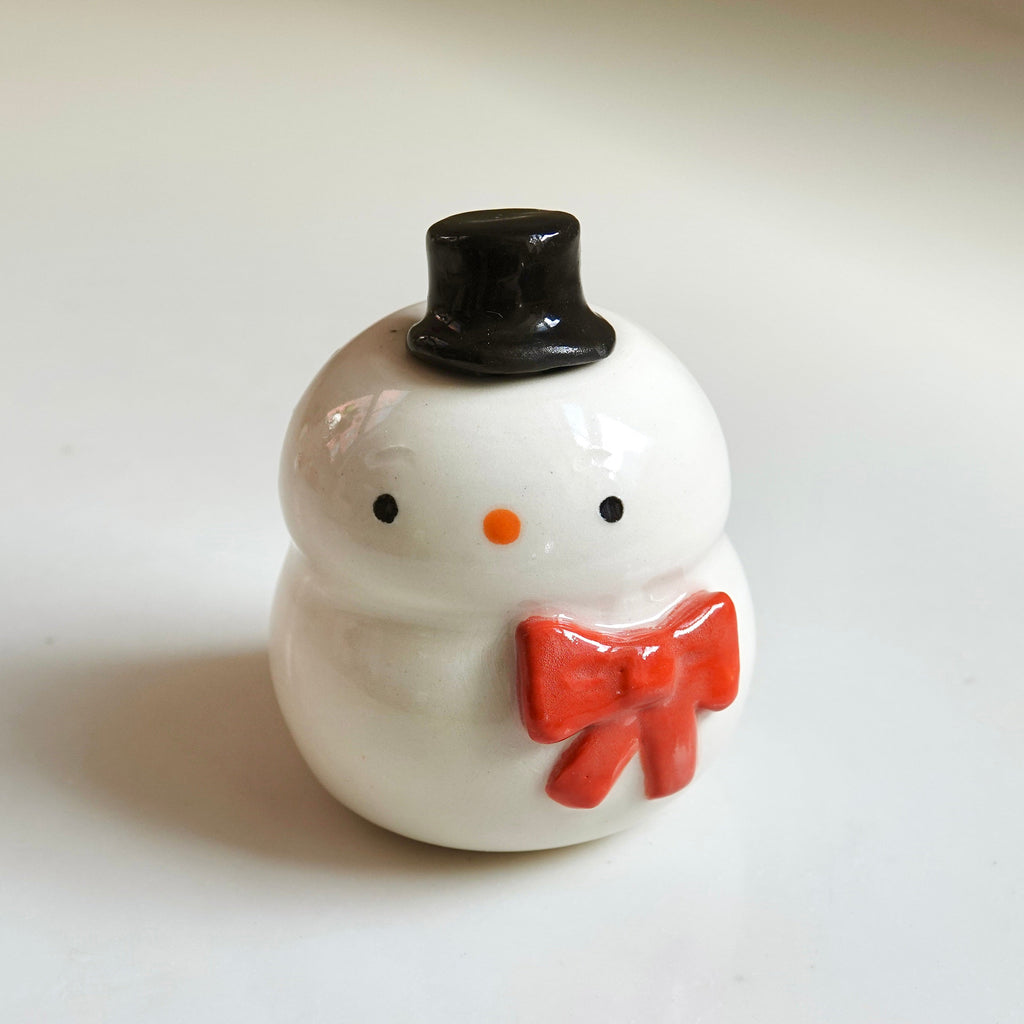 Matcha Whisk Stand - Snowman