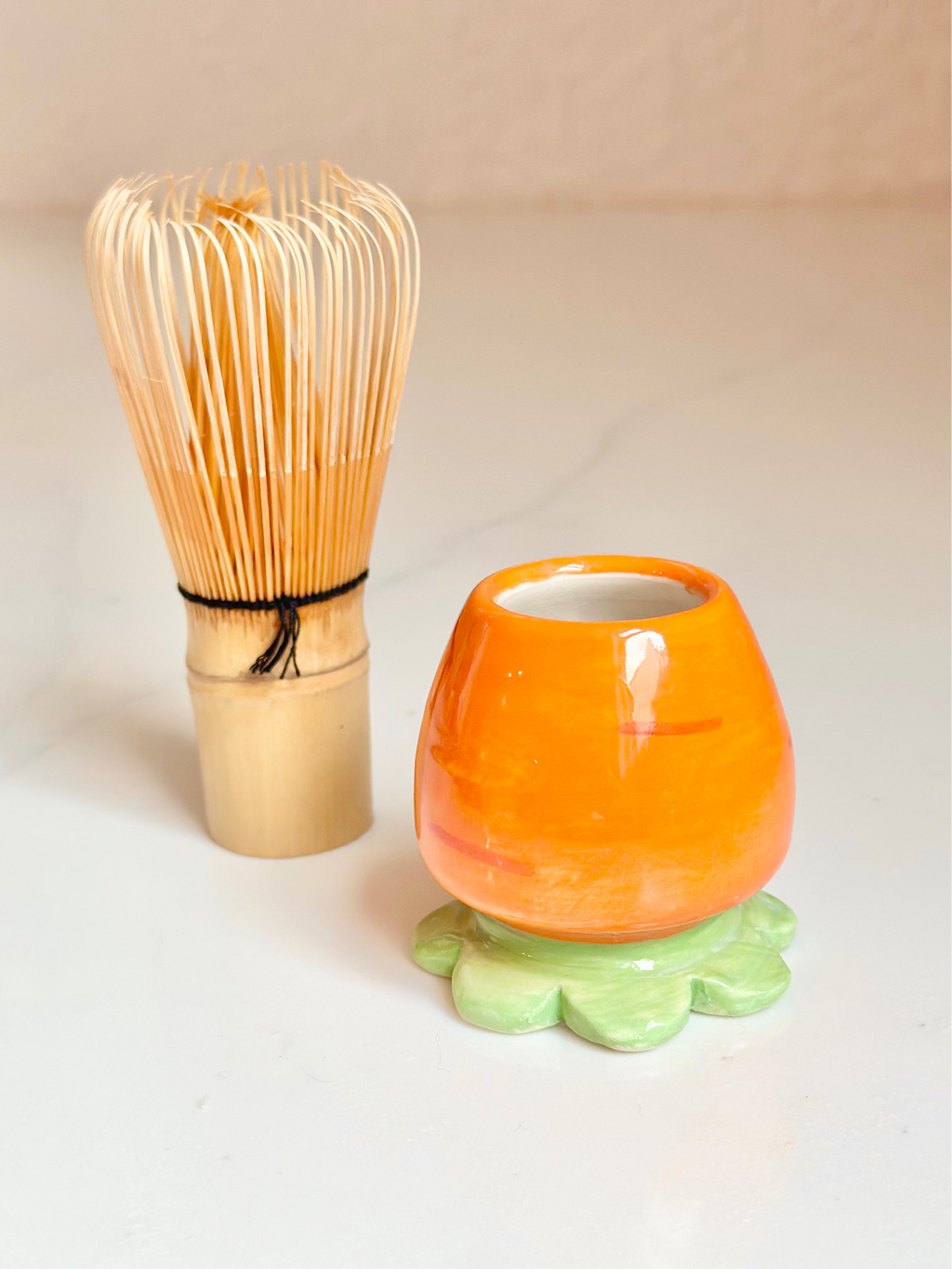 Matcha Whisk Stand - Carrot