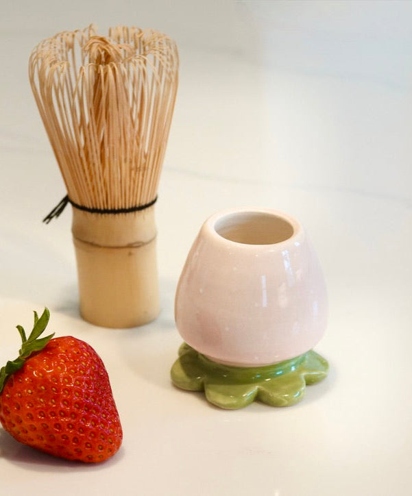 Matcha Whisk Stand - Strawberry