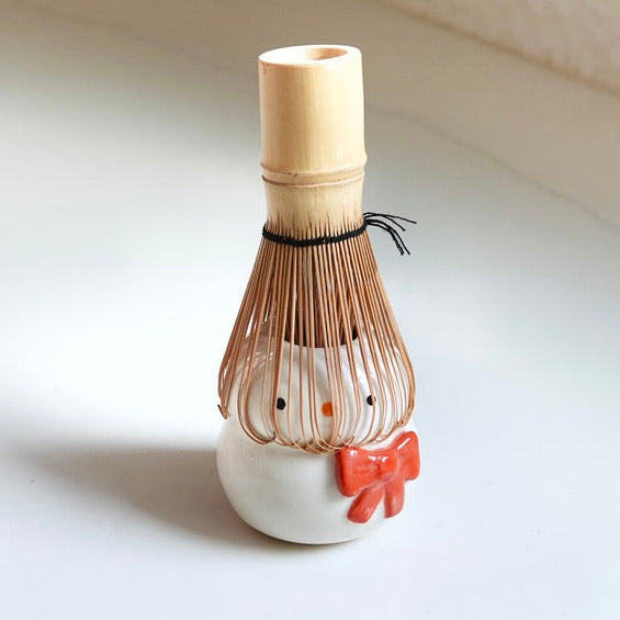 Matcha Whisk Stand - Snowman