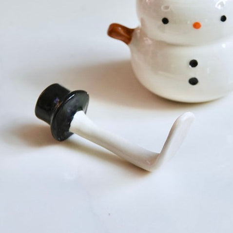 Matcha Whisk Stand - Snowman