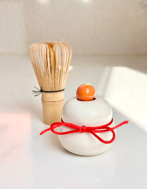 (PRE-ORDER) Matcha Whisk Stand + Scoop - New Year Mochi