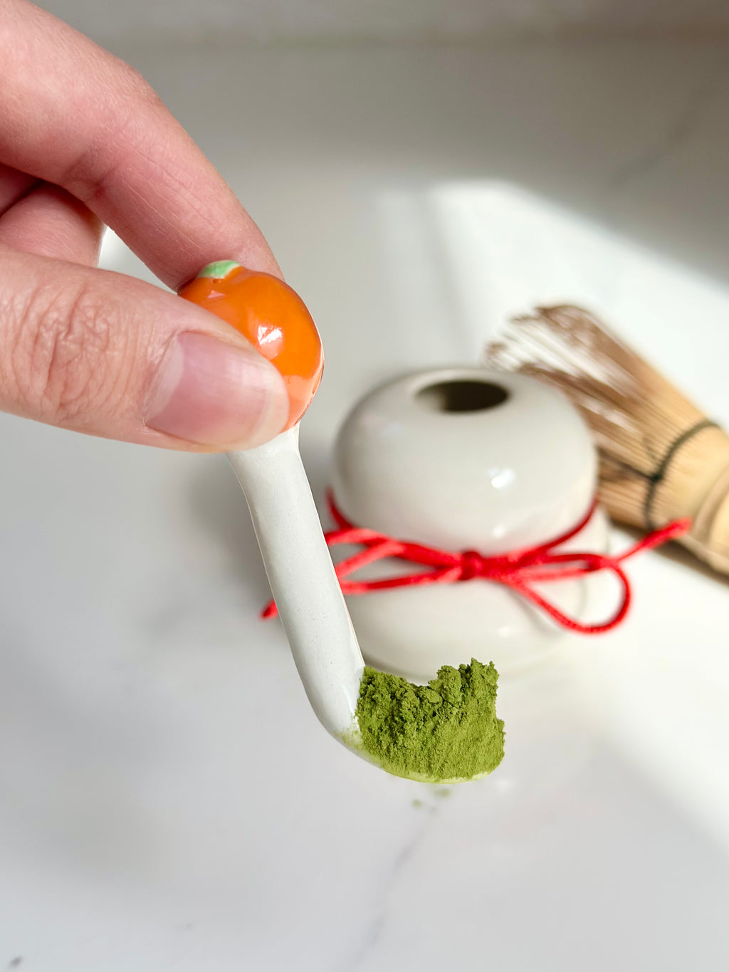 Matcha Whisk Stand + Scoop - New Year Mochi