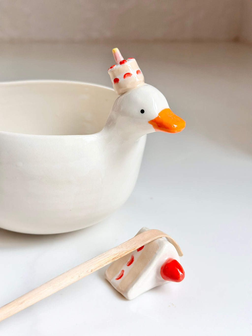 Matcha Bowl - Birthday Goose