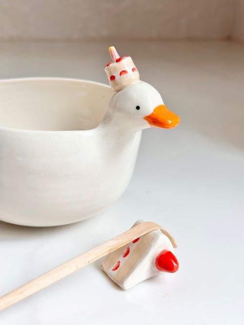 Matcha Bowl - Birthday Goose