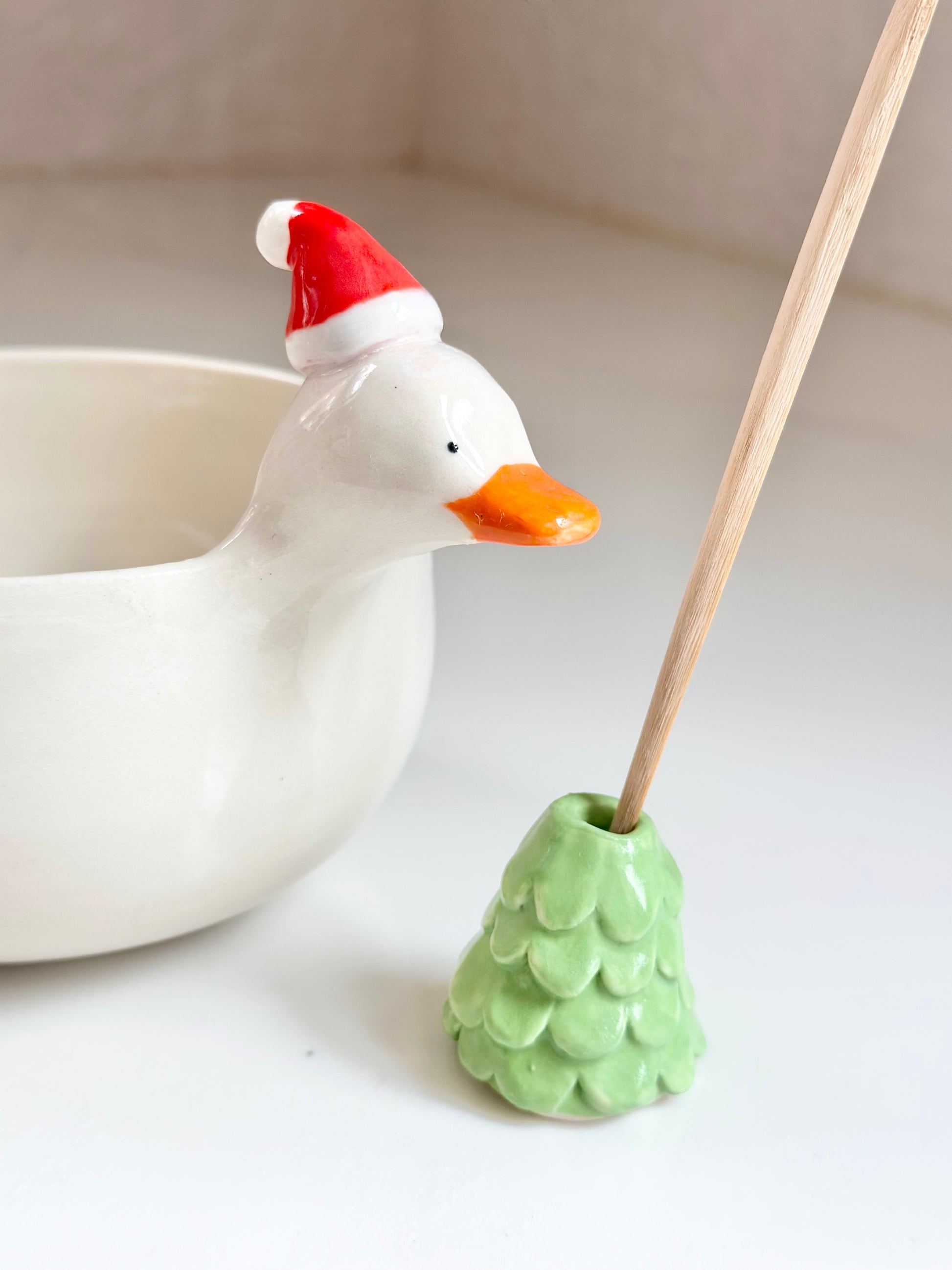 Matcha Bowl - Christmas Goose