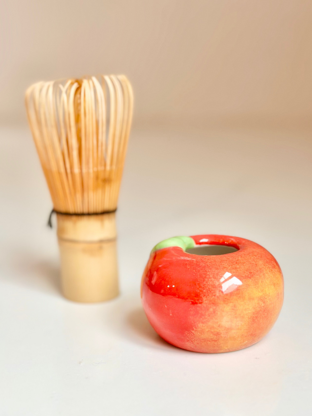 Matcha Whisk Stand - Apple