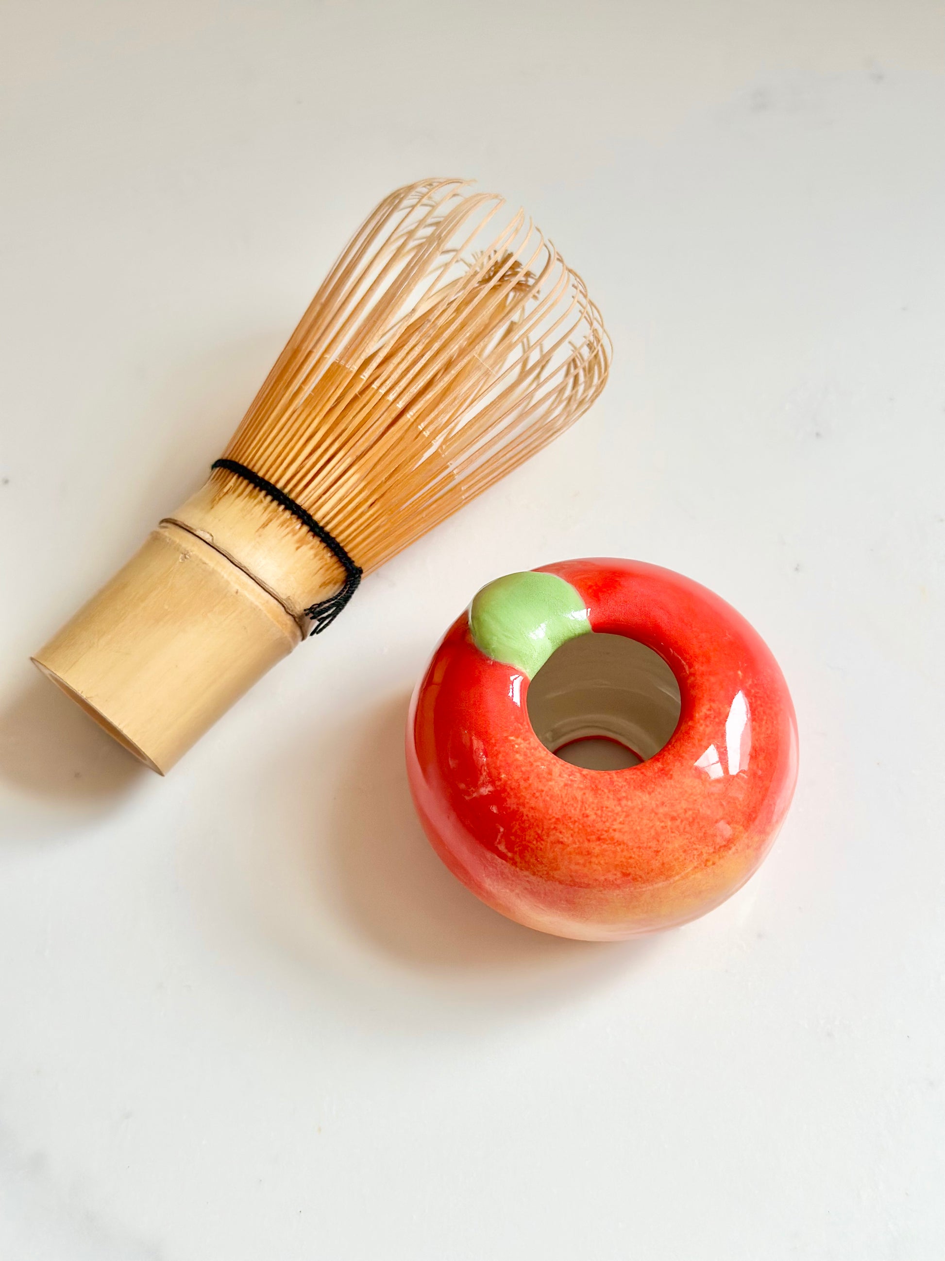 Matcha Whisk Stand - Apple