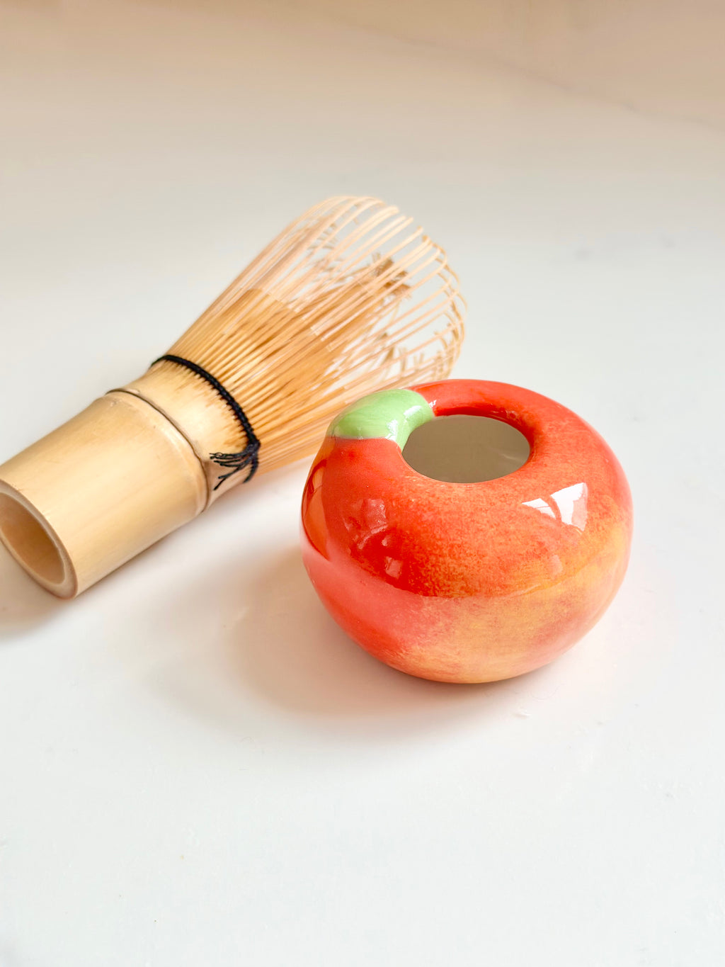 Matcha Whisk Stand - Apple