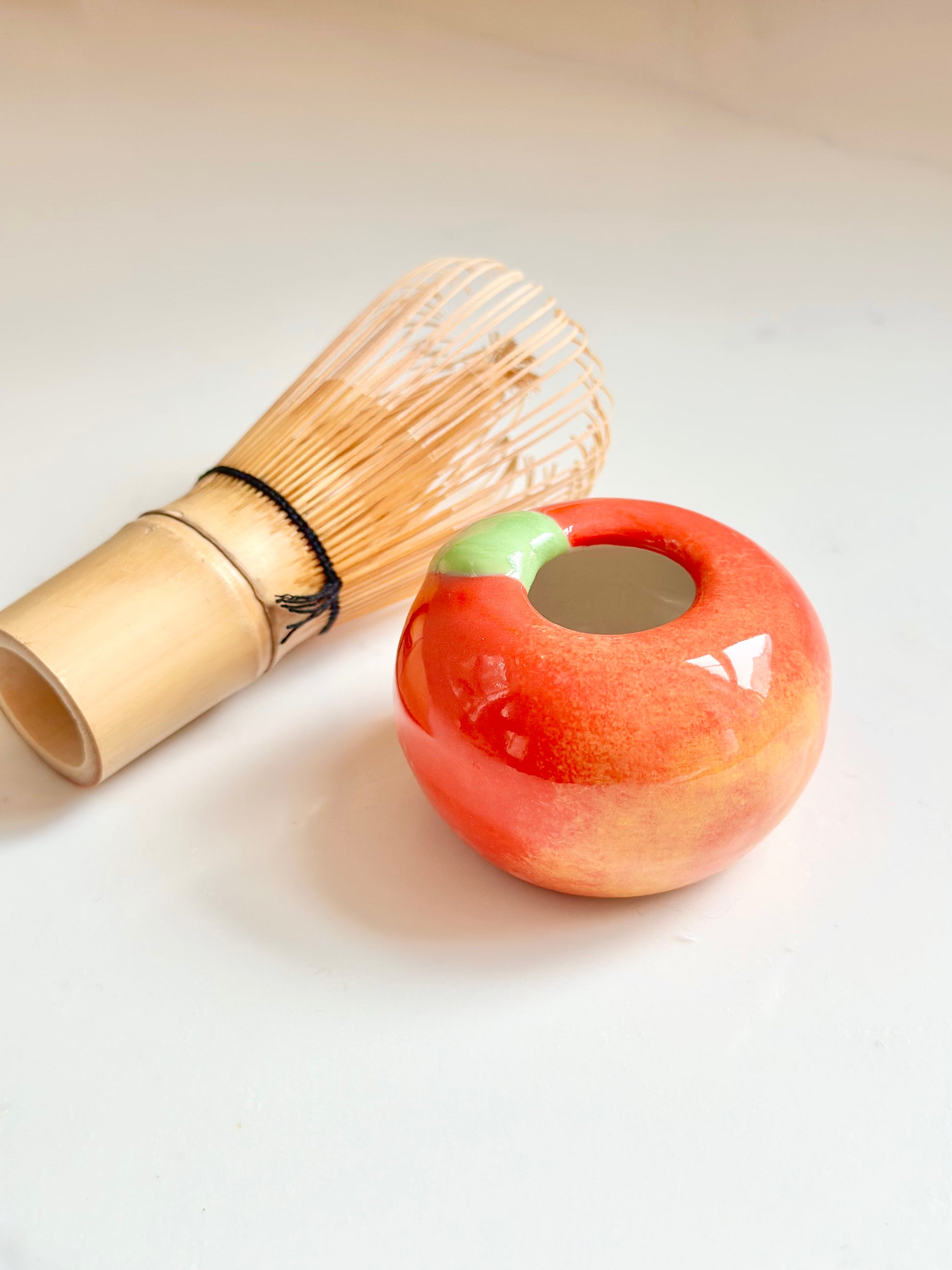 Matcha Whisk Stand - Apple