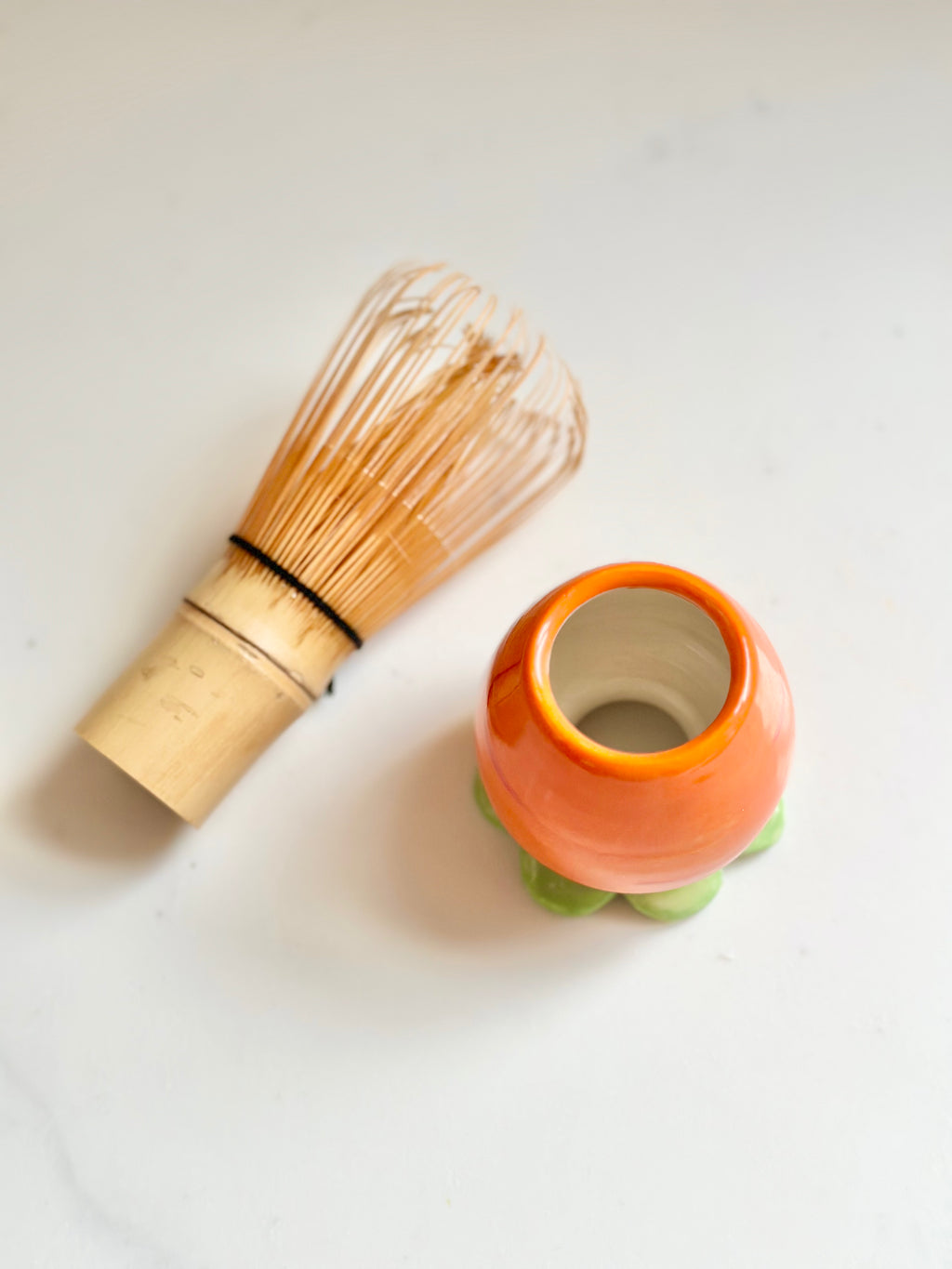 Matcha Whisk Stand - Carrot
