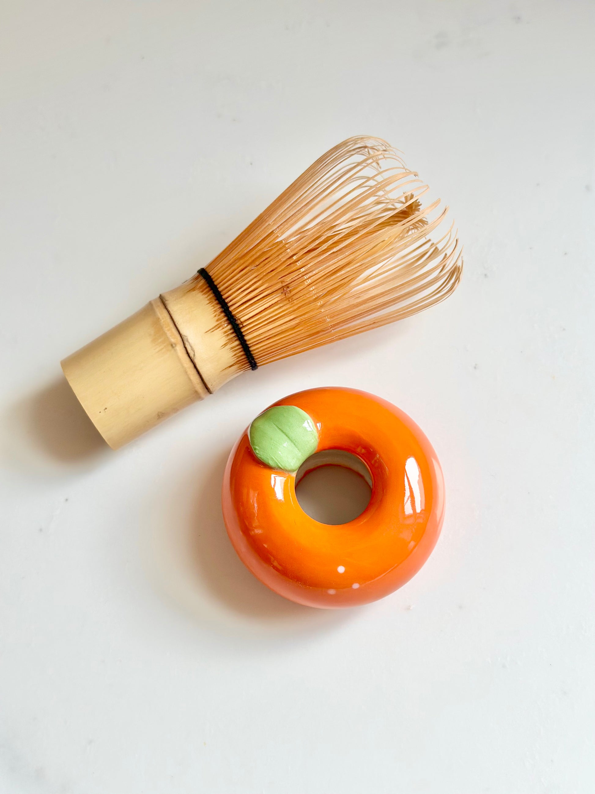 Matcha Whisk Stand - Orange