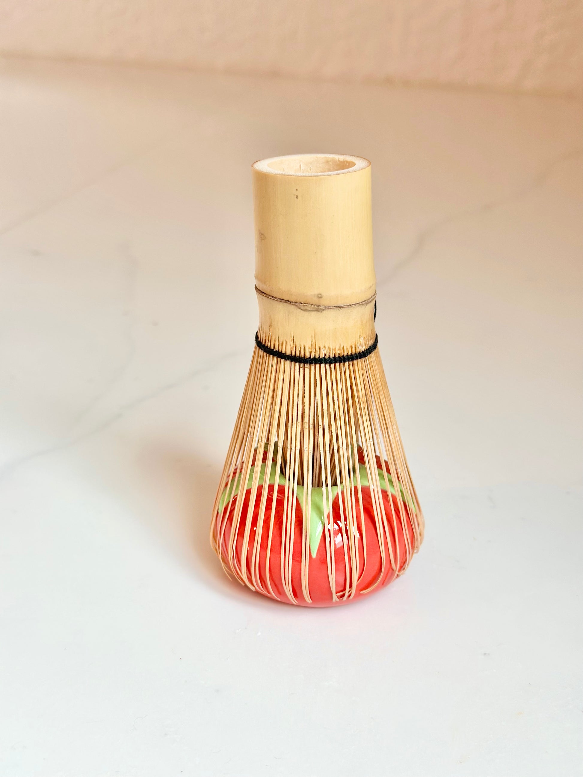Matcha Whisk Stand - Tomato